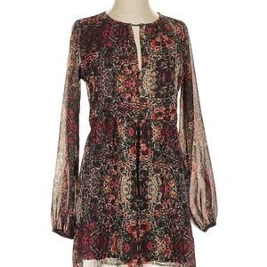 Abercrombie & Fitch Multicolor Long Sleeve Dress